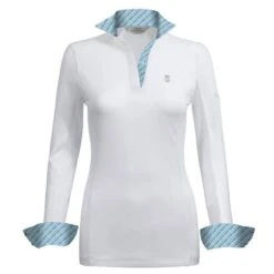 Tredstep Women's Symphony Paris Long Sleeve Competition Shirt - Cashmere Blue