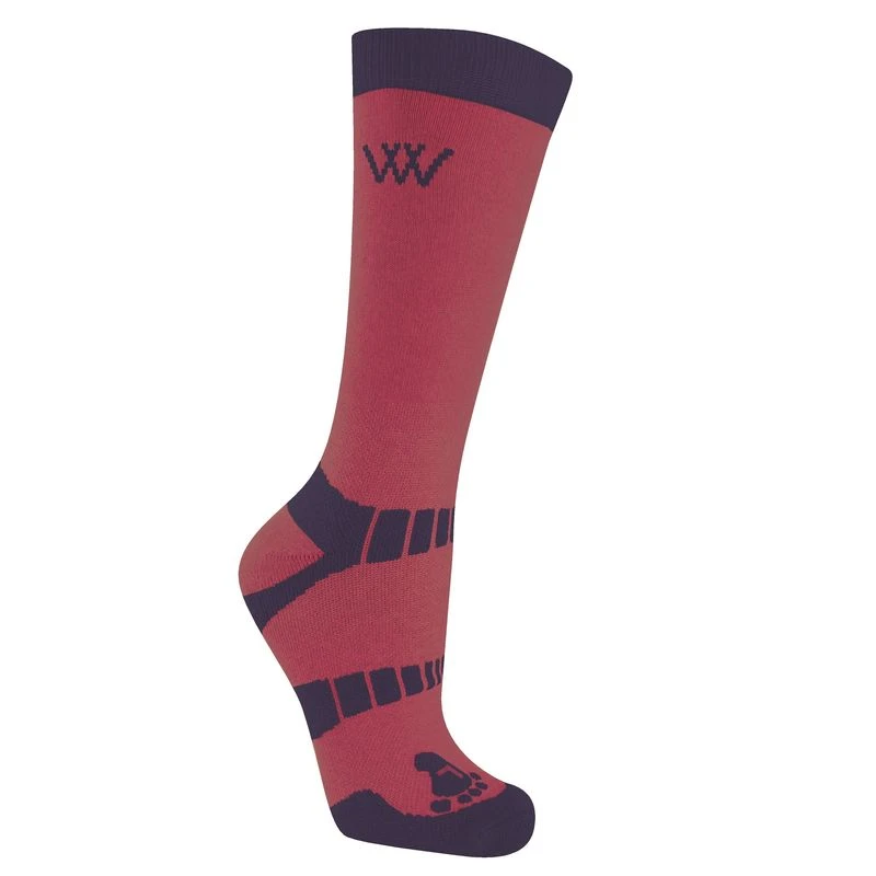 Woof Wear Short Bamboo Sock 2 Pairs - Shiraz/Navy 3 Woof Wear Short Bamboo Sock 2 Pairs - Shiraz/Navy