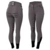 Horze Women's Full Seat Silicone Breeches W/Back Pocket Embroidery - Dark Grey -Equestrian Supplies Shop 498697 800 800