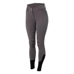 Horze Women's Full Seat Silicone Breeches W/Back Pocket Embroidery - Dark Grey -Equestrian Supplies Shop 498699 800 800