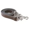 Perri's 1" Leather Lead W/Chain - Havana/Chrome -Equestrian Supplies Shop 500274 800 800