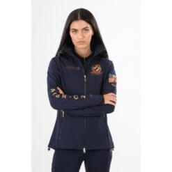 Shires Aubrion Women's Team Softshell Jacket - Navy -Equestrian Supplies Shop 502429 800 800