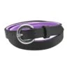 Perri's Padded Leather Belt - Black/Purple 2 Perri's Padded Leather Belt - Black/Purple -Equestrian Supplies Shop 502929 800 800