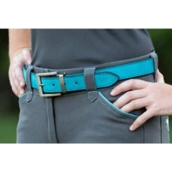 Perri's 2-in-1 Leather Suede Reversible Belt - Havana/Turquoise -Equestrian Supplies Shop 502948 800 800
