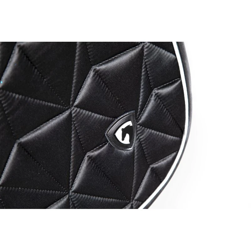 Shires ARMA Luxe Gloss Saddle Pad - Black 4 Shires ARMA Luxe Gloss Saddle Pad - Black - Image 2