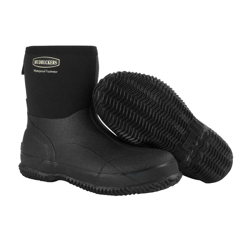 Mudruckers Waterproof Mid Boot - Black 3 Mudruckers Waterproof Mid Boot - Black