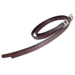 Nunn Finer Nylon Center 3/4 Stirrup Leathers - Havana