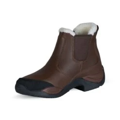 Horze Women's Copenhagen Waterproof Winter Paddock Boots - Dark Brown -Equestrian Supplies Shop 505727 800 800