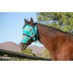 Kensington Signature Fly Mask W/Removable Nose - Atlantis