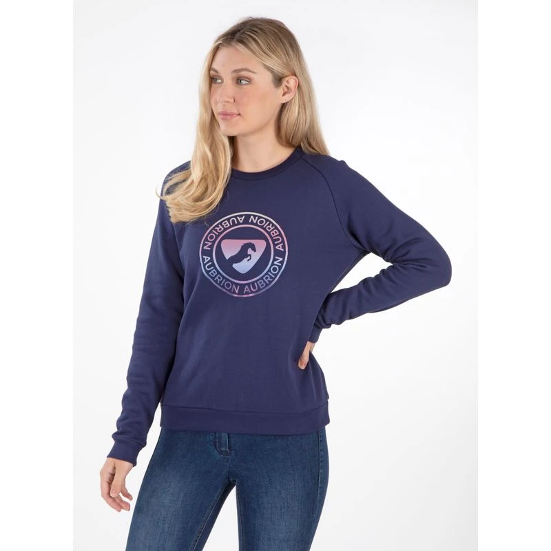 Shires Aubrion Women's Boston Sweatshirt - Dark Navy 4 Shires Aubrion Women's Boston Sweatshirt - Dark Navy - Image 2