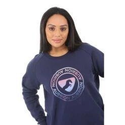 Shires Aubrion Women's Boston Sweatshirt - Dark Navy 7 Shires Aubrion Women's Boston Sweatshirt - Dark Navy -Equestrian Supplies Shop 506943 800 800