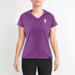 Irideon Women's Luna Icemesh Tee - Purple Hibiscus