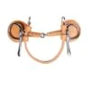 Finntack Leather Covered Snaffle Frisco June Half Cheek Driving Bit -Equestrian Supplies Shop 516306 800 800