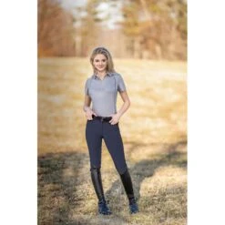 Ovation Women's Elegance Knee Patch Breeches - Navy -Equestrian Supplies Shop 529646 800 800