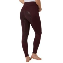 Horze Women's High Waist Full Seat Tights W/Phone Pocket - Maroon Dark Red 8 Horze Women's High Waist Full Seat Tights W/Phone Pocket - Maroon Dark Red -Equestrian Supplies Shop 530468 800 800