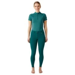Horze Women's Mila Full Seat Breeches - Storm Green -Equestrian Supplies Shop 531321 800 800