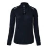Horze Women's Sianna Long Sleeved Show Shirt W/ Lace Shoulders - Dark Navy -Equestrian Supplies Shop 531907 800 800