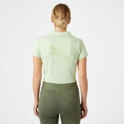 Horze Women's Kia V Neck Polo - Foam Green -Equestrian Supplies Shop 532048 800 800
