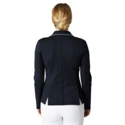 Horze Women's Martina Show Coat - Dark Navy/White -Equestrian Supplies Shop 532884 800 800