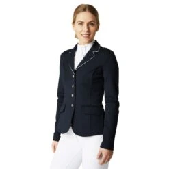 Horze Women's Martina Show Coat - Dark Navy/White -Equestrian Supplies Shop 532885 800 800