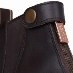 Horze Women's Rose Front Zip Paddock Boots - Dark Brown 11 Horze Women's Rose Front Zip Paddock Boots - Dark Brown -Equestrian Supplies Shop 533612 800 800