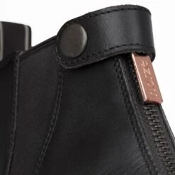 Horze Women's Rose Front Zip Paddock Boots - Black -Equestrian Supplies Shop 533626 800 800