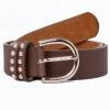 Horze Belt W/Rose Gold Buckles - Bison Dark Brown -Equestrian Supplies Shop 534225 800 800