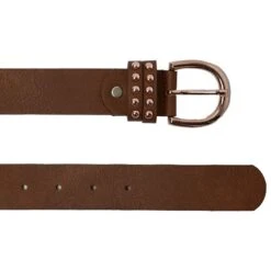Horze Belt W/Rose Gold Buckles - Bison Dark Brown 6 Horze Belt W/Rose Gold Buckles - Bison Dark Brown -Equestrian Supplies Shop 534226 800 800