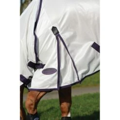 Weatherbeeta Comfitec Essential Mesh II Standard Neck - White/Maroon/Grey -Equestrian Supplies Shop 535172 800 800