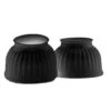 Equus Extra Large Ribbed Bell Boots - Black 1 Equus Extra Large Ribbed Bell Boots - Black -Equestrian Supplies Shop 535625 800 800
