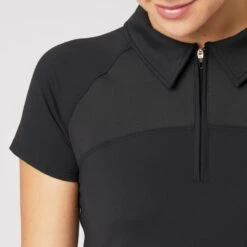 Horze Women's Ciandra V-Neck Technical Training Shirt - Charcoal Grey -Equestrian Supplies Shop 541610 800 800