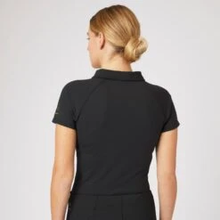 Horze Women's Ciandra V-Neck Technical Training Shirt - Charcoal Grey -Equestrian Supplies Shop 541612 800 800