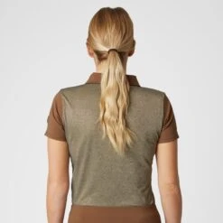 Horze Women's Sagira Breathable Quick Dry Training Shirt - Bison Dark Brown -Equestrian Supplies Shop 543420 800 800