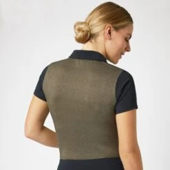 Horze Women's Sagira Breathable Quick Dry Training Shirt - Dark Navy -Equestrian Supplies Shop 543455 800 800