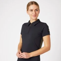 Horze Women's Sagira Breathable Quick Dry Training Shirt - Dark Navy -Equestrian Supplies Shop 543456 800 800