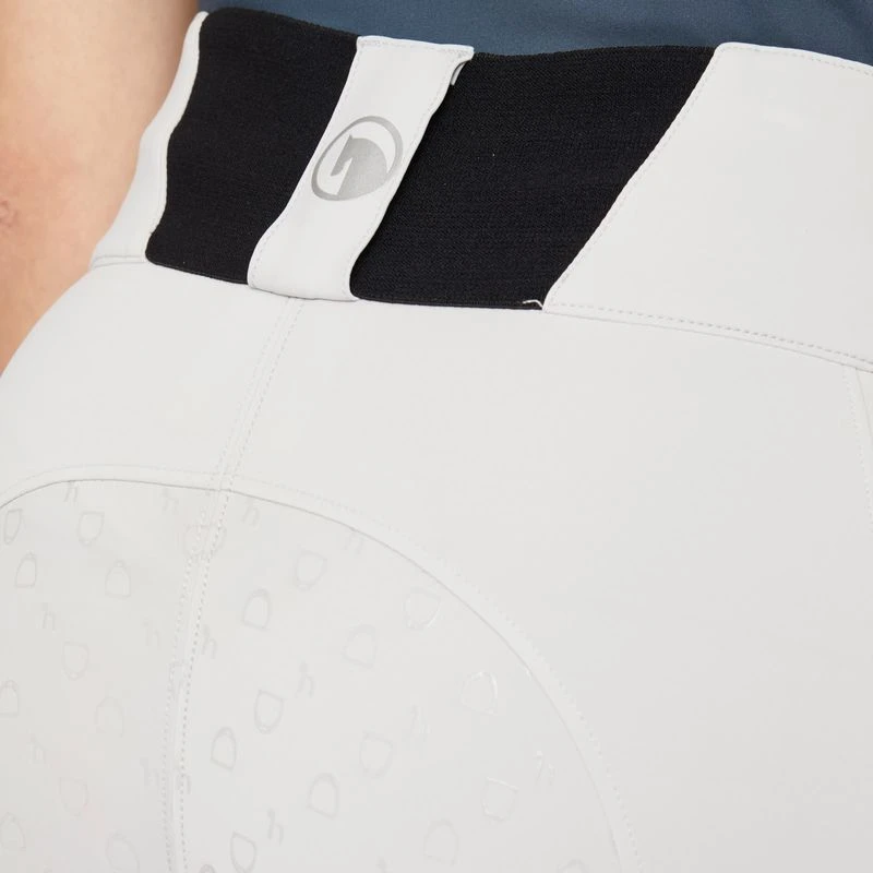 Horze Women's Minka Flex Firming Full Seat Breeches - Pebble Grey 4 Horze Women's Minka Flex Firming Full Seat Breeches - Pebble Grey - Image 2