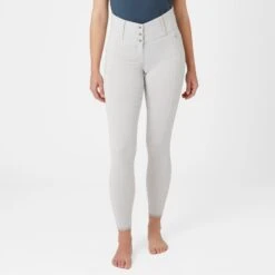 Horze Women's Minka Flex Firming Full Seat Breeches - Pebble Grey 11 Horze Women's Minka Flex Firming Full Seat Breeches - Pebble Grey -Equestrian Supplies Shop 543580 800 800