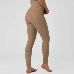 B Vertigo Women's Natalia Full Seat Breeches W/Lace Detail - Fossil Brown -Equestrian Supplies Shop 544226 800 800