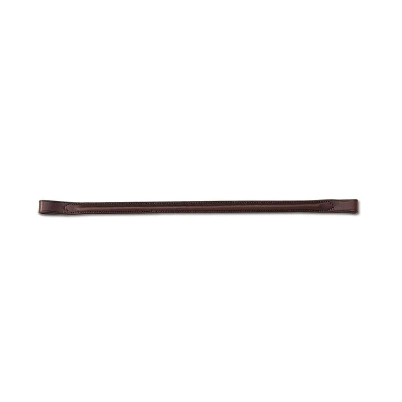 Passport Plain Raised Browband - Mahogany 3 Passport Plain Raised Browband - Mahogany