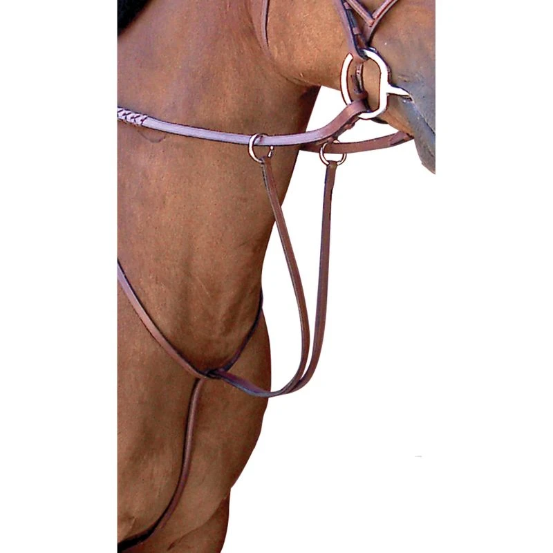 Passport Plain Raised Running Martingale - Mahogany 3 Passport Plain Raised Running Martingale - Mahogany