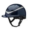 Charles Owen Halo Luxe Helmet - Navy/Platinum Gloss