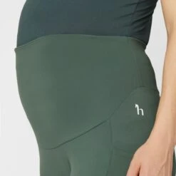 Horze Women's Ginny Maternity Full Seat Tights - Cilantro Green -Equestrian Supplies Shop 548329 800 800