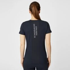 Horze Women's Lily Maternity Technical T-Shirt - Dark Navy 9 Horze Women's Lily Maternity Technical T-Shirt - Dark Navy -Equestrian Supplies Shop 548602 800 800