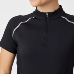 B Vertigo Women's Adara Cool Tech Training Shirt - Dark Navy -Equestrian Supplies Shop 549317 800 800