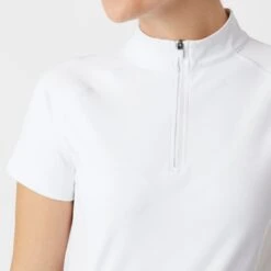 B Vertigo Women's Adara Cool Tech Training Shirt - White -Equestrian Supplies Shop 549595 800 800