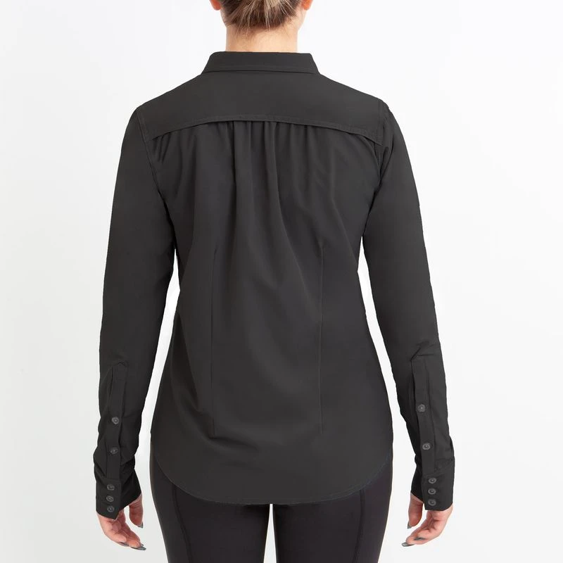 Irideon Women's Aspen Long Sleeve Trail Shirt - Black 5 Irideon Women's Aspen Long Sleeve Trail Shirt - Black - Image 3