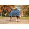 Rhino Original Stable Blanket 450g - Navy Check/Teal