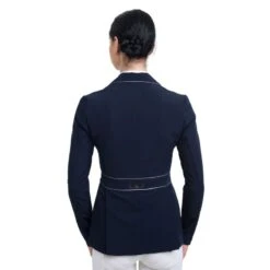 Cavalliera Women's Prima Show Jacket - Navy Blue/Grey -Equestrian Supplies Shop 558614 800 800