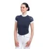 Cavalliera Women's Contessa Short Sleeve Show Shirt - Navy Blue 2 Cavalliera Women's Contessa Short Sleeve Show Shirt - Navy Blue -Equestrian Supplies Shop 558710 800 800