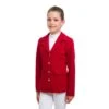 Cavalliera Kids' I Love Crystals Show Jacket - Ruby Red/Silver 2 Cavalliera Kids' I Love Crystals Show Jacket - Ruby Red/Silver -Equestrian Supplies Shop 558817 800 800